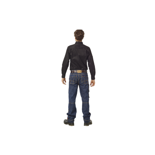 Pantalon de travail Kronos en jean bleu foncé - Herock
