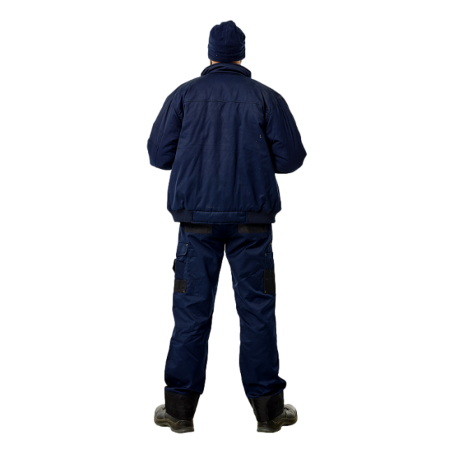 Arbeitshose Mars Marine-Blau und Schwarz - Herock