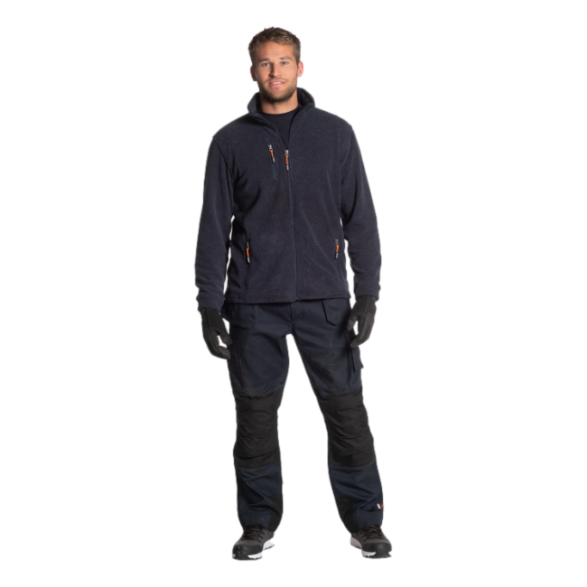 Fleecejacke Ilias Marine-Blau - Herock