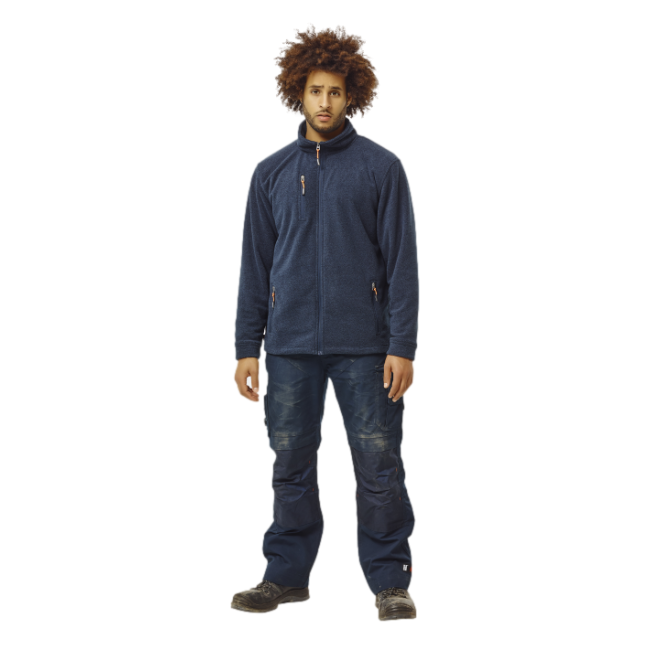 Fleecejacke Ilias Marine-Blau - Herock