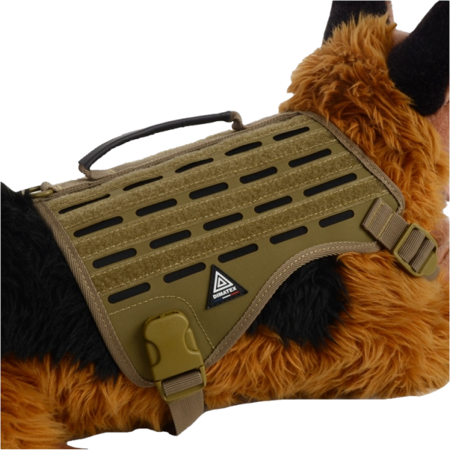 Harnais pour chien Drakken Assaut Coyote - Dimatex