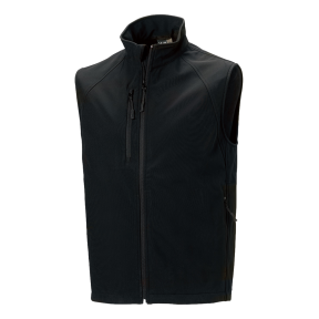 Softshell Bodywarmer voor Heren Zwart - Russell