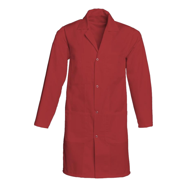 Blouse de travail pression Xavier Rouge - SNV