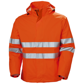 Waterdichte Hi Vis Alta oranje regenjack - Helly Hansen