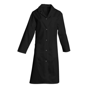 Blouse lange mouwen polykatoen Madona Zwart - SNV
