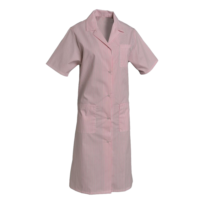 Blouse manches courtes polycoton Madona Rose rayé - SNV
