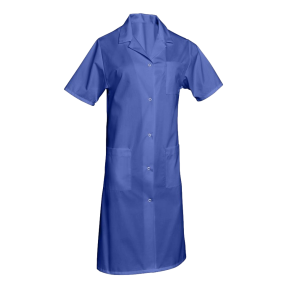 Blouse manches courtes polycoton Madona Bleu roi - SNV