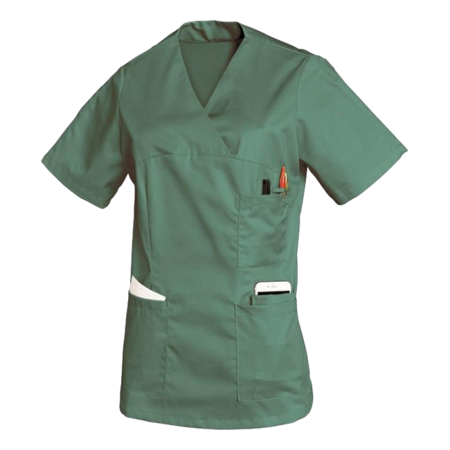 Tunique de travail femme Julia Vert aqua - SNV