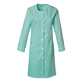 Damesblouse verstelbare mouwen Ariana Nijlgroen en wit - SNV