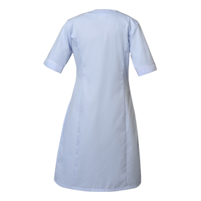 Damesblouse korte mouwen Ariana Hemelsblauw en wit - SNV