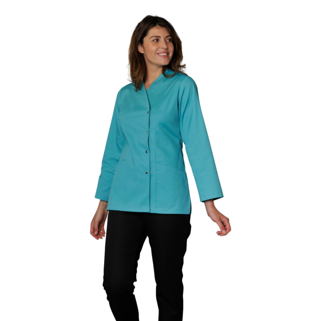 Tunique femme manches réglables Salomé Bleu turquoise - SNV