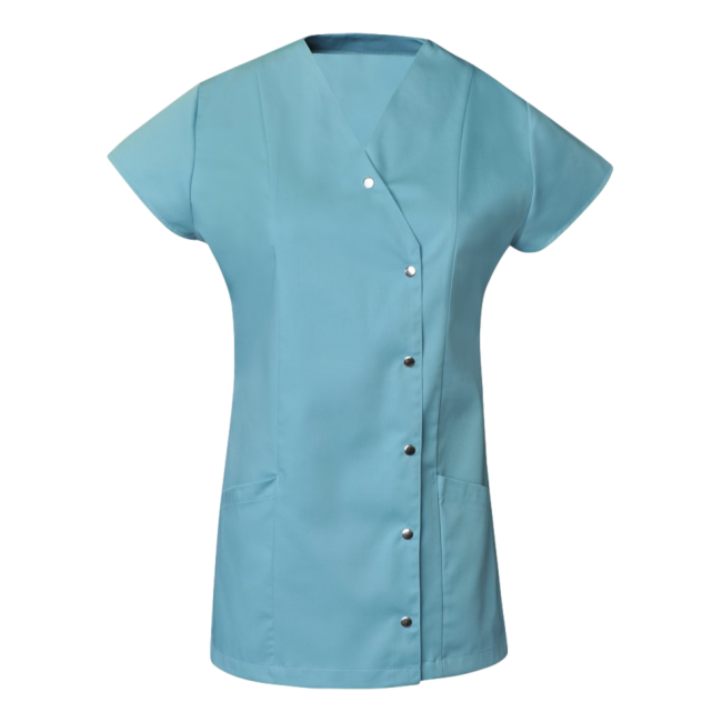 Tunique femme manches courtes Salomé Bleu turquoise - SNV