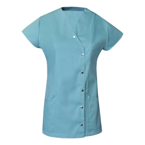 Dames tuniek korte mouwen Salomé Turquoise blauw - SNV