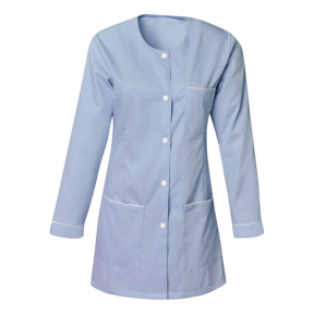 Tunique femme manches réglables Taylor Bleu ciel et blanc - SNV