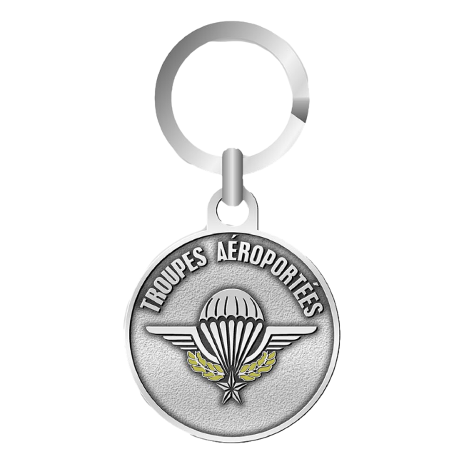 Porte-clés Troupes Aéroportées gris - Army Design by Summit Outdoor