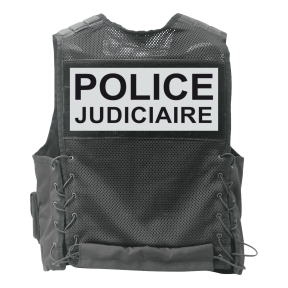 Identificatievest ordediensten zwart - Patrol Equipement