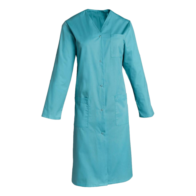 Damesblouse verstelbare mouwen Lisa Blauw - SNV