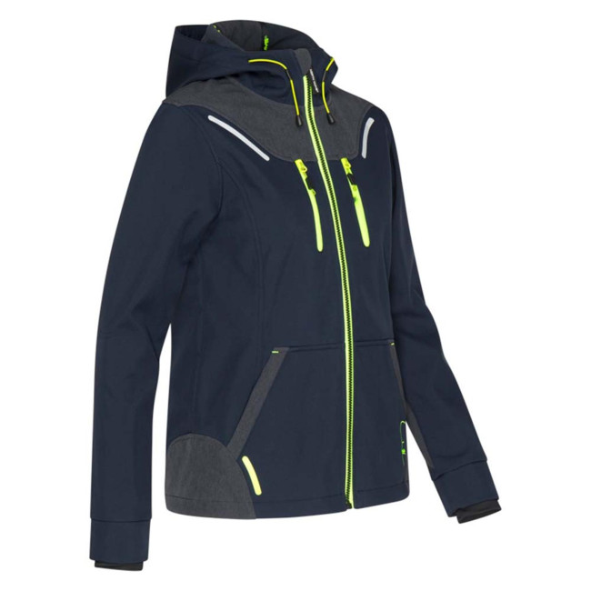 Blouson Florence Marine et jaune fluo - North Ways