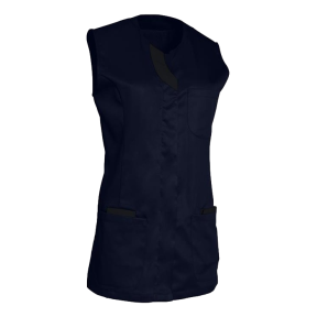 Dames tuniek mouwloos Lila Blauw shadow en zwart - SNV