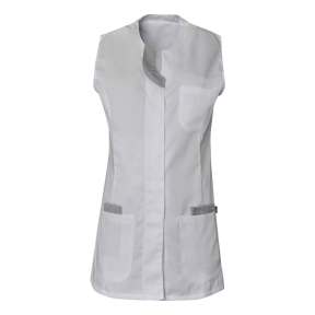 Tunique femme sans manches Lila blanc et gris - SNV