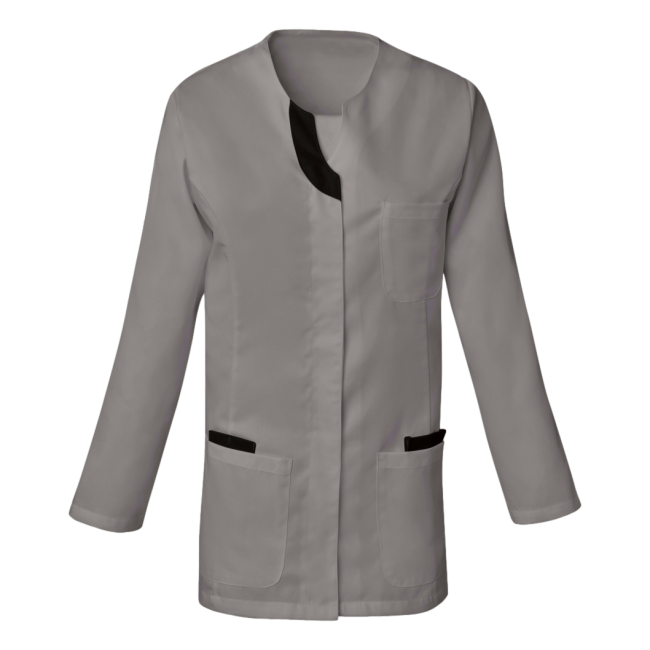 Tunique femme manches réglables Lila Gris et noir - SNV