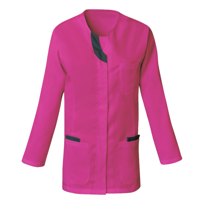 Tunique femme manches réglables Lila Rose et noir - SNV