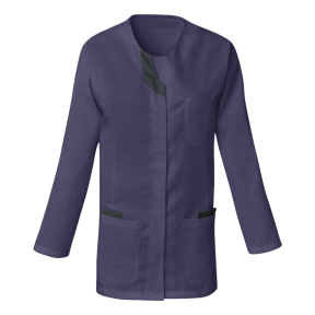 Tunique femme manches réglables Lila Bleu shadow et noir - SNV