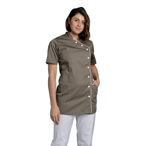 Tunique femme manches courtes Odile Taupe - SNV