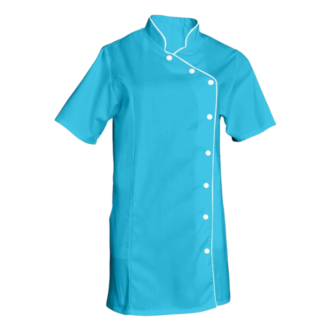 Dames tuniek korte mouwen Odile Blauw - SNV