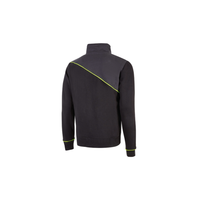 Sweatshirt met rits waterdicht Uranus Black Carbon - U Power
