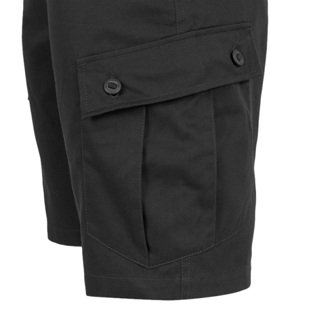 Bermuda multipoches homme Elite noir - Highlander