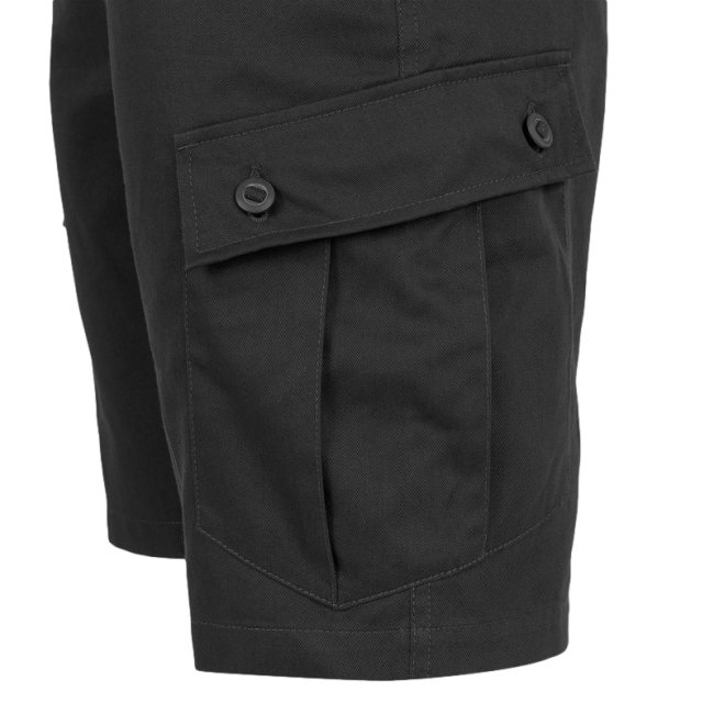 Bermuda multipoches homme Elite noir - Highlander
