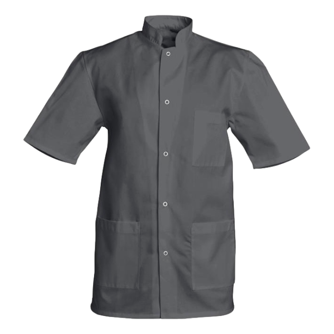 Tunique homme manches courtes Denis Gris - SNV