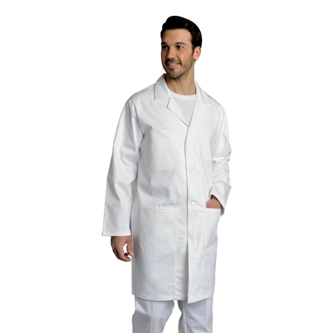 Bluza męska długie rękawy guziki Antoine Biała - SNV