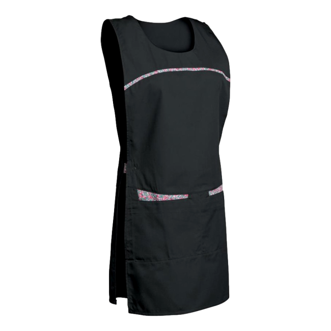 Dames chasuble Camille Grijs en liberty motief - SNV