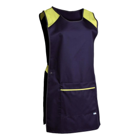 Dames schort Eloise Marine en pistache - SNV