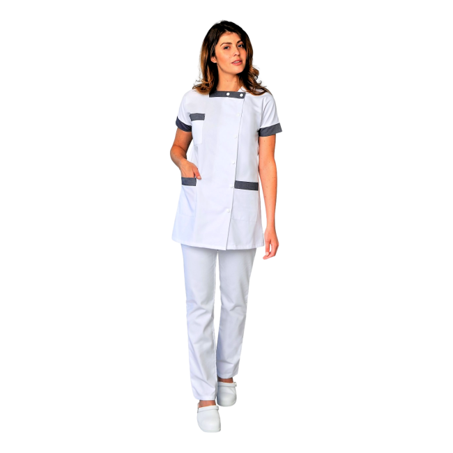tunique berny mk pc blanc/denim - snv