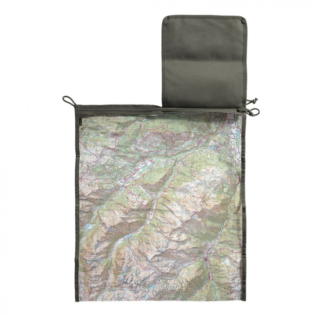 Kartenhalter mit Tasche Expedition olivgrün - A10 Equipment