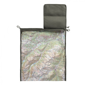 Kartenhalter mit Tasche Expedition olivgrün - A10 Equipment