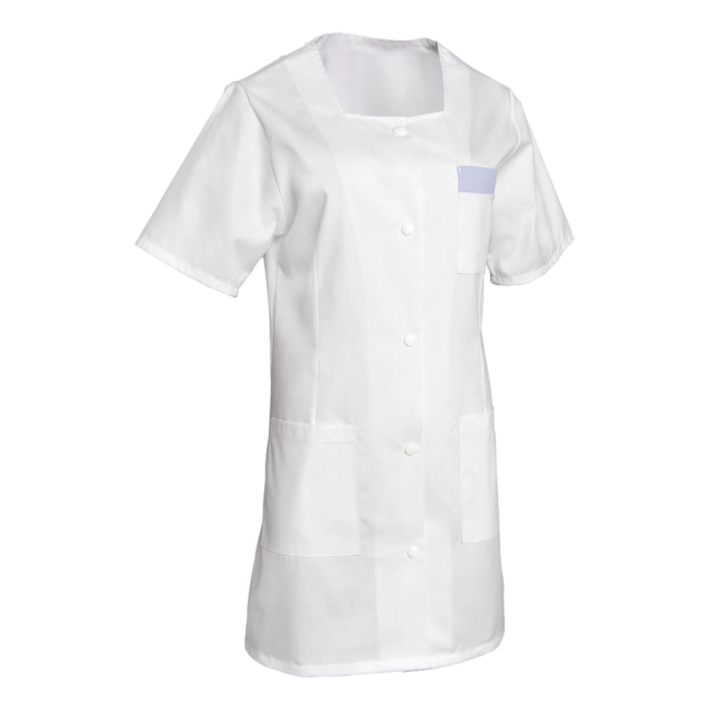 Tunique femme manches courtes Marina Blanc - SNV