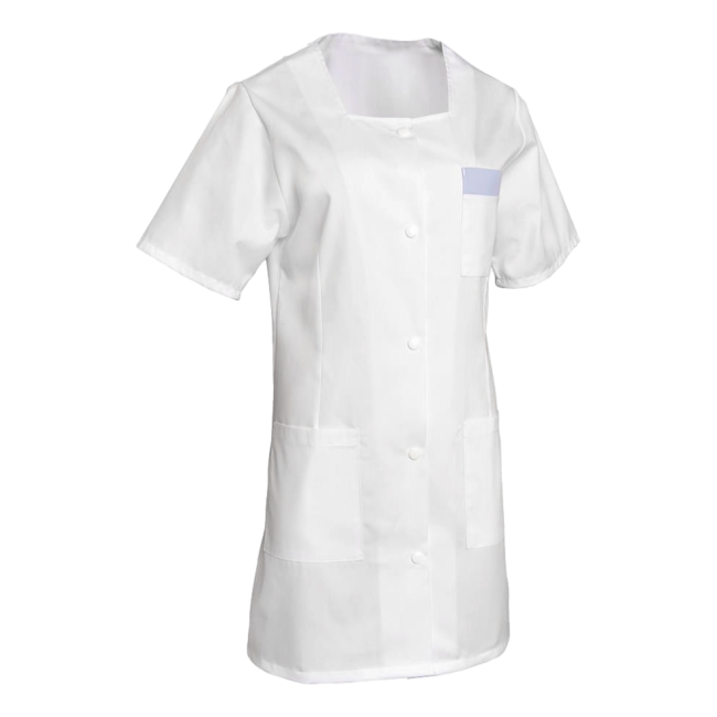 Tunique femme manches courtes Marina Blanc - SNV