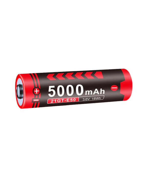 Batterie 21700 5000mAh 21GT E50 pour lampe XT21C, E3 et GL4 - Klarus