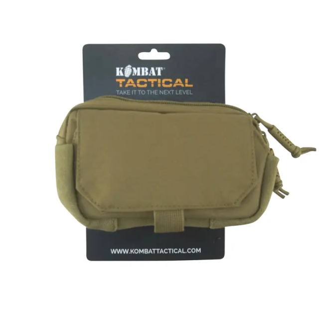 Pochette utilitaire pour téléphone coyote - Kombat Tactical