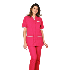 Tunique femme manches courtes Suzie Rose et blanc - SNV