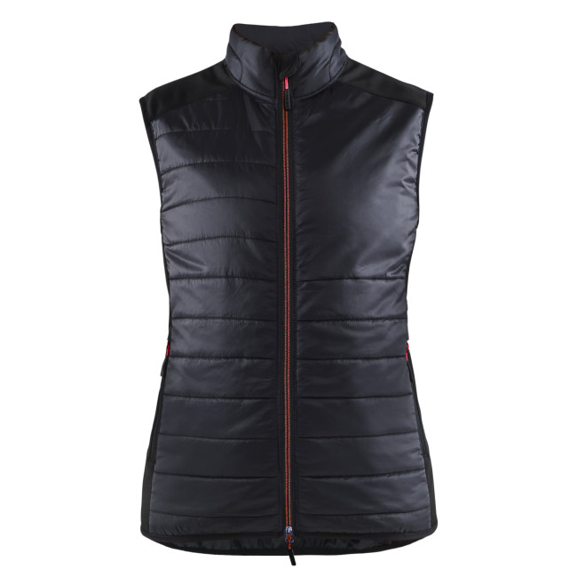 Gilet doublé femme Noir/Rouge - Blaklader