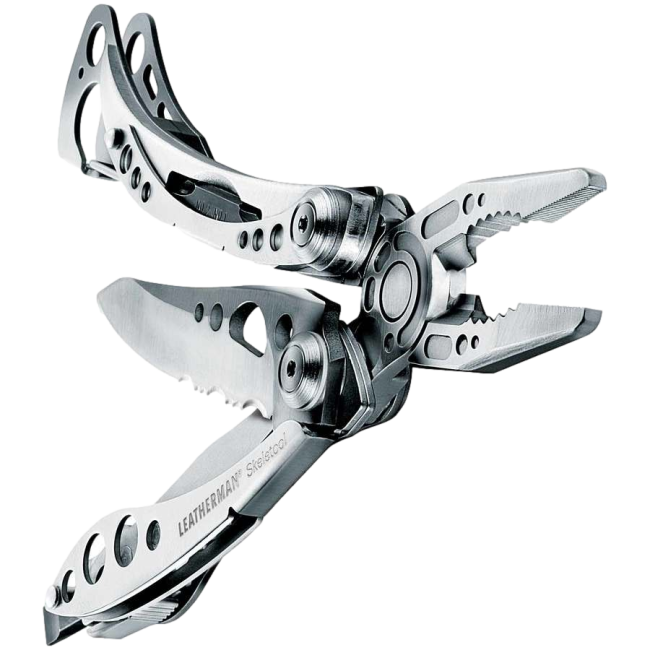 Szczypce wielofunkcyjne Skeletool 7 narzędzi szaro-stalowe - Leatherman