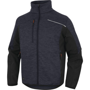 Fleece vest met rits Nagoya 2 marine/zwart - Delta Plus