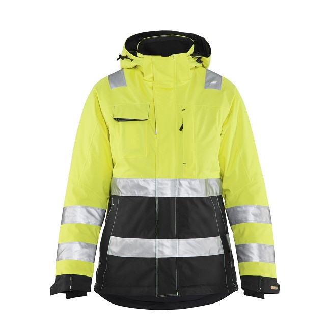 Veste doublée haute visibilité femme jaune/noir - Blaklader