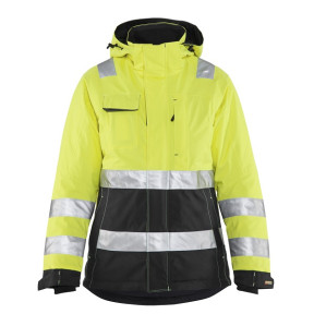 Veste doublée haute visibilité femme jaune/noir - Blaklader