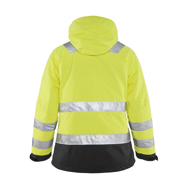 Gefütterte Warnschutzjacke für Damen gelb/schwarz - Blaklader